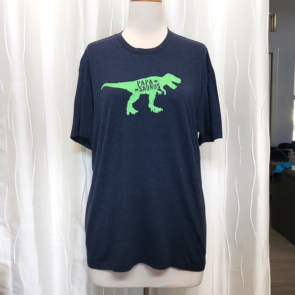 Next Level Apparel Other - Next Level Blue Papa Saurus Shirt